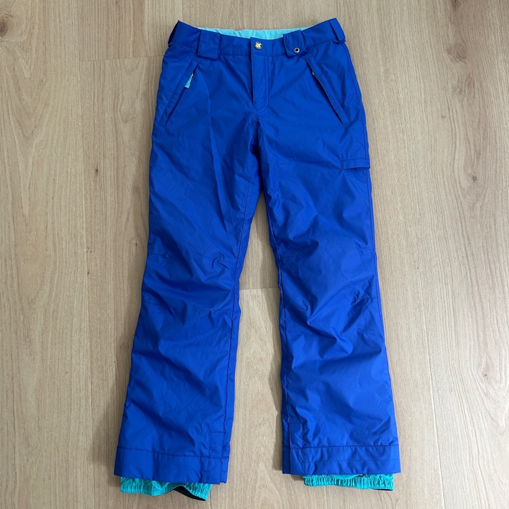 Vintage Burton Bright Blue Ski Pants Youth XL